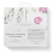 TotAha Premium Stretchy Crib Sheets 2PackHypoallergenic Silky Comfort Buttery Soft Calming Effect AllSeason JerseyKnit Sheets 9 Extra Deep Pocket Pink Buds Green Leaves