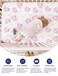 TotAha Premium Stretchy Crib Sheets 2PackHypoallergenic Silky Comfort Buttery Soft Calming Effect AllSeason JerseyKnit Sheets 9 Extra Deep Pocket Pink Buds Green Leaves