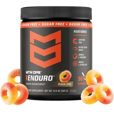 مكمل غذائي قبل التمرين MTN OPS Enduro StimFree Pump بنكهة الخوخ المنعشة