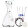 AOEDEO Face Steamer for Facial Deep Cleaning Nano Ionic Face Steamer Warm Mist Humidifier Home Sauna SPA Face with 4 Piece Stainless Steel Skin KitHair BandWash Face Sponge
