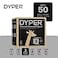 DYPER Charcoal Enhanced Diapers Baby Diapers from PlantBased Honest Materials Day Overnight Diapers Disposable Diapers for Sensitive Skin Size 3 50 Count