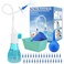 MOEBULB Ear Wax Removal Kit Earwax Removal Tools Manual Ear Irrigation Flushing System Ear Cleaner Safe Effective Ear Cleaning Kit for Adults Kids Elders Home Ear Washer No Doctors Visit Require