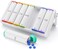 KOVIUU Weekly Pill Organizer 2 Times a Day Large Travel Pill Box 7 Day Am Pm Twice Daily Pill Case with Rotatable Handle Pill Holder Container for Vitamin Medicine Supplement Fish Oil White