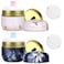 SHIMIDO Body Powder Puff and Container 315 Portable Empty Body Powder Container for Baby Womens Loose Dusting Powder Powder Case Box with Lids for Bath Travel and Home Use Old timeDark Night