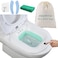 IRWPITW Sitz Bath Electric Sitz Bath for Toilet Seat Hemorrhoids Postpartum Care Tub Sits Bath Soak Pan for Women Men Sitz Baths Salts Bowl Hip Bath Basin Foldable Water Spray Style Green