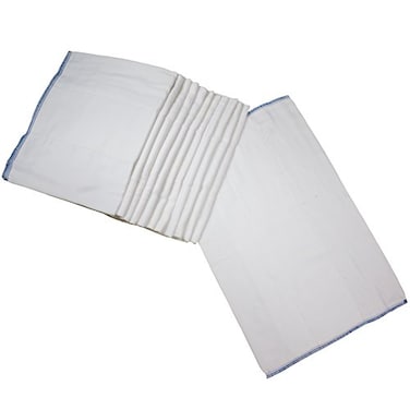 OsoCozy Prefold Cloth Diapers 1 Dz Soft Absorbent Durable Diaper Service Quality Prefolds 100 Cotton 145x22 Fits 1530 Lbs Premium 4x8x4