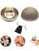 WITSOUL Kansa Bronze Vatki Natural Cup Ayurvedic Detox Foot Massager Relaxation and Deep Cleaning Ancient Indian Technique Massager Set of 1