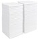 AIDEA White Microfiber Cleaning Cloth 50PK Absorbent Cleaning Rags 12x12
