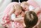 Twin Z The Pillow Breastfeeding Bottlefeeding Pillow Cuddle Pink DOTS