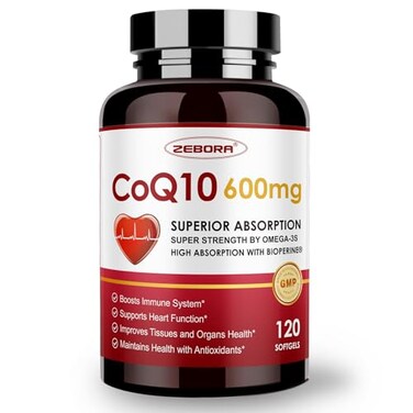 زيبورا CoQ10، 600 مجم، 120 كبسولة هلامية