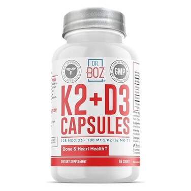 Dr. Boz Dr Boz Vitamin K2D3 Capsules with BioPerine 66 Count