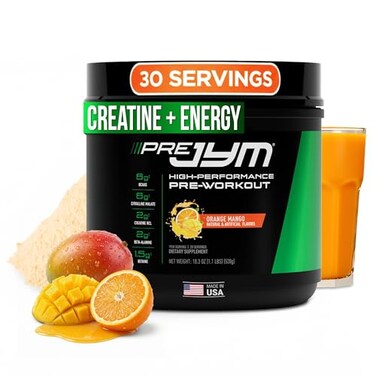 JYM Supplement PRE JYM 30 Servings Orange Mango