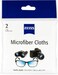 ZEISS MicroFiber Lens Cleaning Cloth Pack of 2 JUMBO SIZE