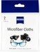 ZEISS MicroFiber Lens Cleaning Cloth Pack of 2 JUMBO SIZE