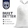 Plasticplace 6 Gallon Trash Bags White Drawstring Garbage Can Liners 17 x 20 100 Count for Bathroom Kitchen Office Car Small Trash Bags LeakProof TearResistant