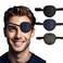 VEEJION 3PCS Eye Patch Medical Adjustable Eye Patches for Adults Treat Lazy Eye Left Right Eyes Cosplay Costume