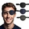 VEEJION 3PCS Eye Patch Medical Adjustable Eye Patches for Adults Treat Lazy Eye Left Right Eyes Cosplay Costume