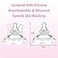 YIYEE Nipple Shields for Nursing Newborn 2 Count Upgraded for Protecting Inverted Sore Nipples Assisting Latch Difficulties Great for Breastfeeding Mothers Carrying Case Included