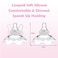 YIYEE Nipple Shields for Nursing Newborn 2 Count Upgraded for Protecting Inverted Sore Nipples Assisting Latch Difficulties Great for Breastfeeding Mothers Carrying Case Included