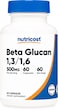 Nutricost Beta Glucan 500mg 1316 DGlucan 60 Vegetarian Capsules Gluten Free NonGMO