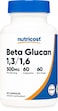 Nutricost Beta Glucan 500mg 1316 DGlucan 60 Vegetarian Capsules Gluten Free NonGMO