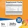 Nutricost BHB Salts Drink Mix 30 Servings Peach Mango Flavored 5G BHB Per Serving 0G Total Sugars Vegetarian Product