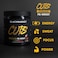 BLACKMARKET CUTS Pre Workout Flavored Energy Powdered Drink Mix for Men Women Great for Muscle Definition Thermogenic Creatine Free Watermelon 30 Servings