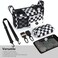 TOPDesign Universal Baby Stroller Organizer Stroller Caddy with Detachable Mesh Bag Heightened Insulated Cup Holders NonSlip Secure Hooks Accessories Fits Most Strollers Checkerboard