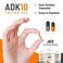 ALPHA RISE ADK 10 Vitamin Supplement Olive Oil for Better Absorption with Vitamins A D3 10000 iu K2 MK7MK4 90 Capsules Vegetarian NonGMO