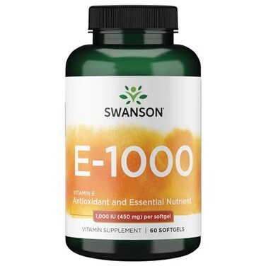 Swanson Vitamin E 1000 Iu 1000 Iu 450 Milligrams 60 Sgels