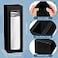 Honoson 24 Pcs Tumbler Gift Box with Ribbon for Sublimation Glass Exhibition Boxes Transparent for 12oz 16oz 20oz Drinking Cup Glasses Jars Mug Can Blanks 984 x 331 x 331Black