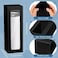 Honoson 24 Pcs Tumbler Gift Box with Ribbon for Sublimation Glass Exhibition Boxes Transparent for 12oz 16oz 20oz Drinking Cup Glasses Jars Mug Can Blanks 984 x 331 x 331Black