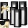 Honoson 24 Pcs Tumbler Gift Box with Ribbon for Sublimation Glass Exhibition Boxes Transparent for 12oz 16oz 20oz Drinking Cup Glasses Jars Mug Can Blanks 984 x 331 x 331Black
