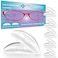 وسادات أنف سيليكون لاصقة للنظارات من GMS Optical، سمك 25 مم، قطر 18 مم، مانعة للانزلاق، مناسبة للنظارات الشمسية والنظارات الطبية، مع لاصق قوي للغاية، ملحقات نظارات مانعة للانزلاق، 5 أزواج شفافة