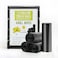 Jaoul Trash Bags 12 Gallon Small Garbage Bags Strong Unscented Mini Trash Bags for Kitchen Bathroom Office Restroom Car Black 80 Counts