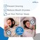 حزام الذقن من أفيلا للنوم ومستخدمي جهاز ضغط الهواء الإيجابي المستمر (CPAP)، حزام ذقن مضاد للشخير، حزام فك قابل للتعديل لعلاج انقطاع النفس النومي، حل لوقف الشخير للرجال والنساء، مقاس مريح لإبقاء الفم مغلقًا، مقاس كبير