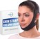 حزام الذقن من أفيلا للنوم ومستخدمي جهاز ضغط الهواء الإيجابي المستمر (CPAP)، حزام ذقن مضاد للشخير، حزام فك قابل للتعديل لعلاج انقطاع النفس النومي، حل لوقف الشخير للرجال والنساء، مقاس مريح لإبقاء الفم مغلقًا، مقاس كبير