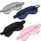 LERSVICVIL Sleep Masks 4 Pack Silky Eye Cover Soft Satin Blindfold Elastic Strap Night Eye Shade for Women Men