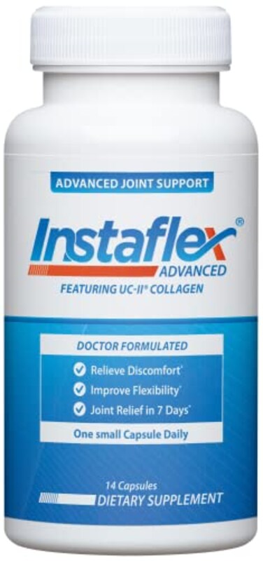 Instaflex Advanced Joint Support Doctor Formulated Joint Relief Supplement Featuring Collagen 5 Other Joint Discomfort Fighting Ingredients Capsule 14 Count