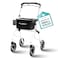 Helavo Lightweight Foldable Narrow Walker for Small Spaces 236 Wide Indoor Walker for Seniors with Tray Adjustable Height 8 Wheels Easy Braking Ideal for Tight Spaces