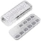 Weico 1100Pcs Eyeglasses Repair Kit Tiny Sunglasses Screws Glasses Screws and 5 Pairs Nose Pads with Micro Screwdriver Tweezer for Watch Clock Spectacle Eye Glass Repair