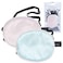 eZAKKA Silk Eye Patch for Adults Kids 2PCS Eyepatch for Left Right Eye Lazy Eye After Surgery M PinkGreen