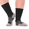 جوارب OrthoSleeve العريضة غير الضاغطة لمرضى السكري تُحسّن الدورة الدموية وتساعد في تخفيف الوذمة والتورم في القدمين الحساستين للأعصاب.