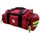 Kemp USA Maxi Trauma EMS Medical Bag Red 600D Nylon Water Resistant First Aid Kit Organizer Large Paramedic Emergency Response Bag with Reflective Trim Adjustable Strap
