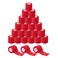 BISIBITA2 Sensi Wrap Grip Cover Sports Self Bandage Rolls 2inch x 5Yards 24pcs Red