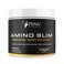 مكمل غذائي RAW Synergies Amino Slim Active Lifestyle لدعم عملية التمثيل الغذائي، والأكل الواعي، ودعم طاقة العضلات، ونكهة الليمون النباتية الخالية من السكر، 20 حصة