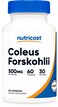 Nutricost Coleus Forskohlii 500mg 60 Capsules Maximum Strength Formula