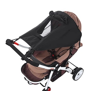 Clearance at Carrefour for ITODA Baby Stroller Sun Shades Universal Breathable Pram Sun Protection Cover UPF 50 