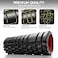 Krightlink Foam Roller for Deep Tissue Massager 13 High Density Exercise Patented Roller for Muscle Massage and Myofascial Trigger Point Release Back Roller for Fitness Yoga and Pilates Black