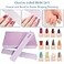 GigaGround 8080 Grit Nail Files Emery Boards Nail File for Acrylic and Gel Nails Coarse Nail File Double Sided 80 Grits Emory Professional Filers Reusable Washable Manicure Square Gray